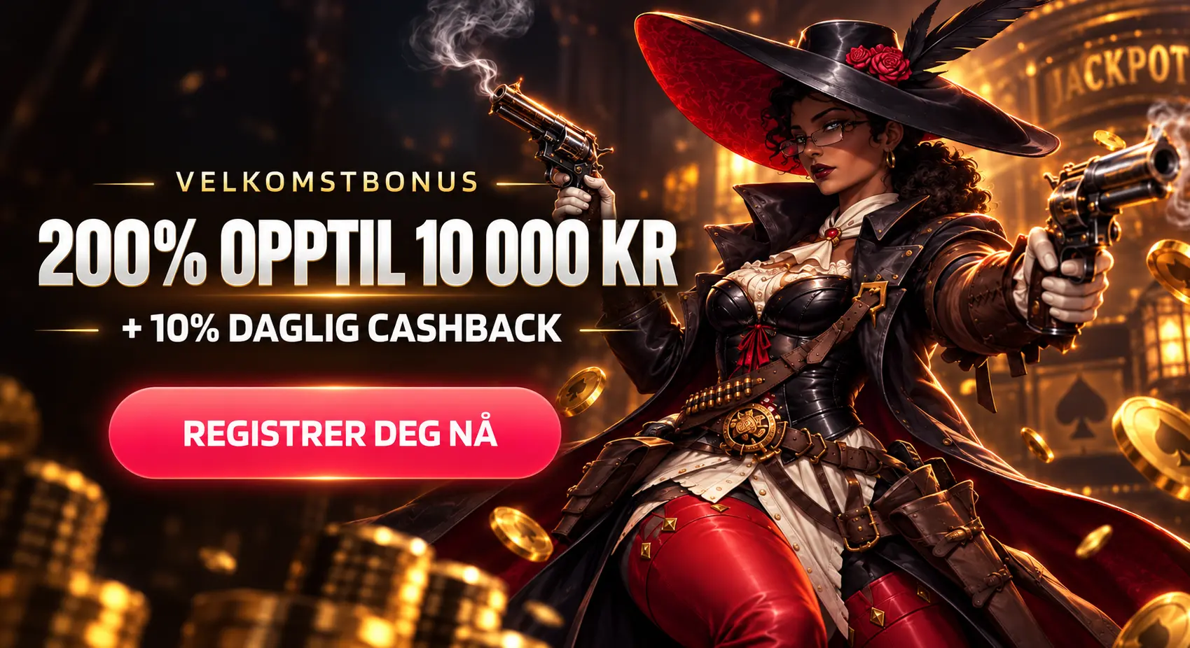TrivelaBet Casino velkomstbonus 200% opptil 10 000 kr og 10% daglig cashback